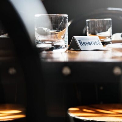 Mesa con reserva