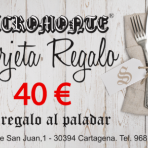 tarjeta regalo sacromonte 40€